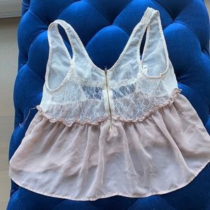 Stylish free flowing peplum top